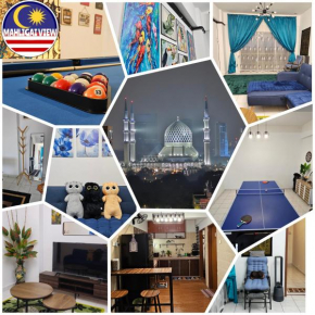 Homestay MAHLIGAI VIEW near Masjid Shah Alam, UITM Shah Alam, I-City, stadium shah alam, SACC, PKNS, IDCC, MSU, 17 min kuala lumpur & klang, max 10 people, free food, snooker, pingpong, indoor games, 